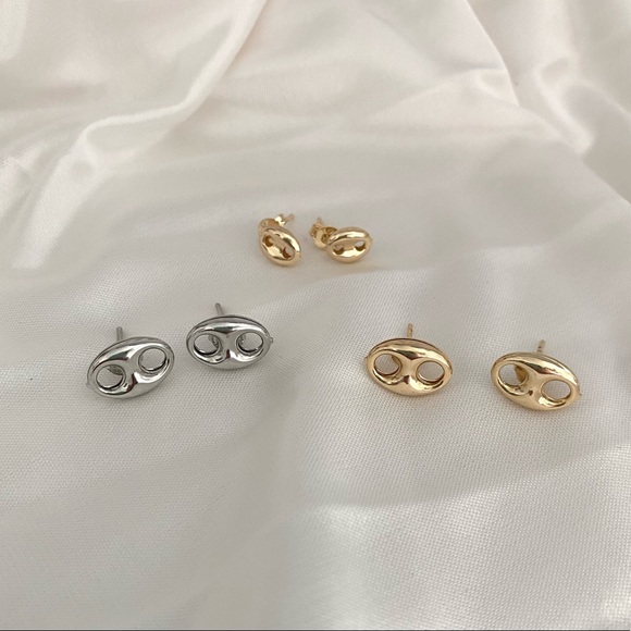 Mariner Puff Stud Earrings - Picture 1 of 8